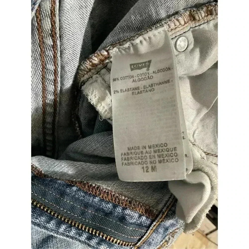 Levi’s 505 Straight Leg Women Blue jeans size 12 - Picture 6 of 9